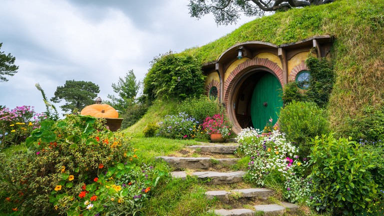 Una casa hobbit di Tolkien